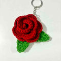 Red rose keychain