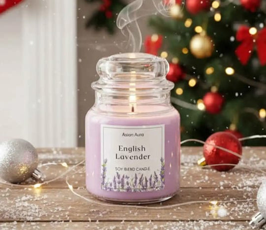 Scented jar candle - english lavender