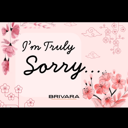 I'm truly sorry
