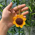 Sunflower keychain