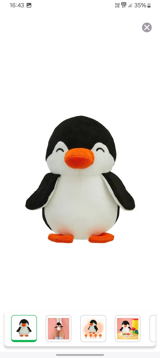Penguin toy -Black & White | 17 cm
