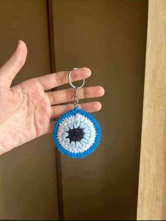 Evil eye keychain