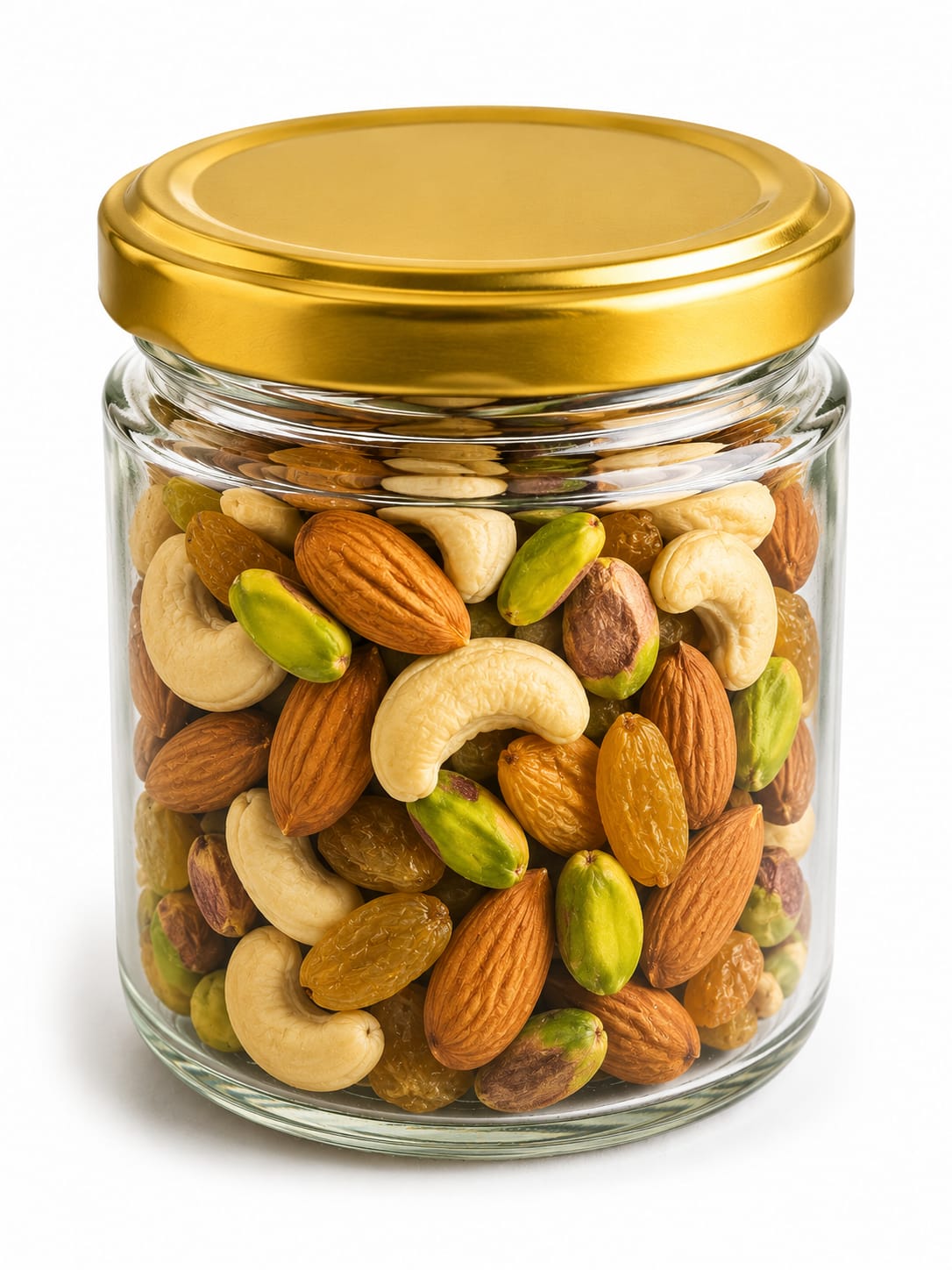 Premium mixed dry fruits jar